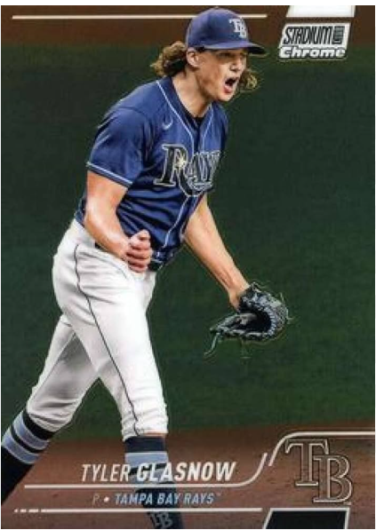 Tyler Glasnow Rays PSA 8